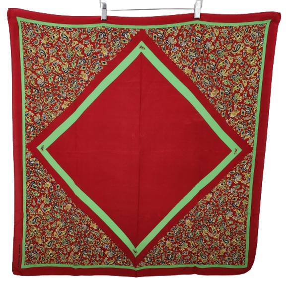 Wiener Neustadt Austria Silk Paisley Scarf - Picture 1 of 5